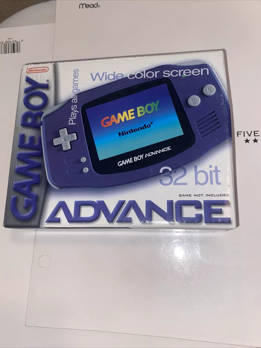 Nintendo Game Boy Advance Indigo Game Console