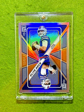 Josh Allen SILVER PRIZM BLUE ORANGE # 1/25 ELITE DECK SSP CARD BILLS  2023 Elite