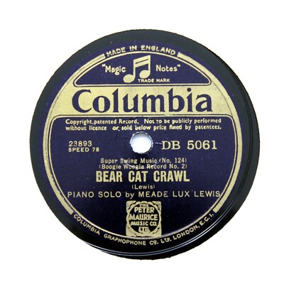 Albert Ammons (Boogie Piano) ''''Shout For Joy'''' (E+) COLUMBIA DB-5061 [78 1/MIN]