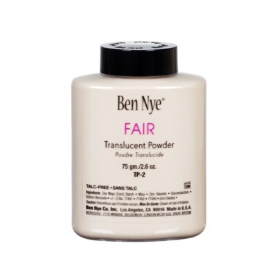Ben Nye FAIR  Translucent Powder Shaker Bottle NEW TALC FREE Formula 2.6oz/75gm