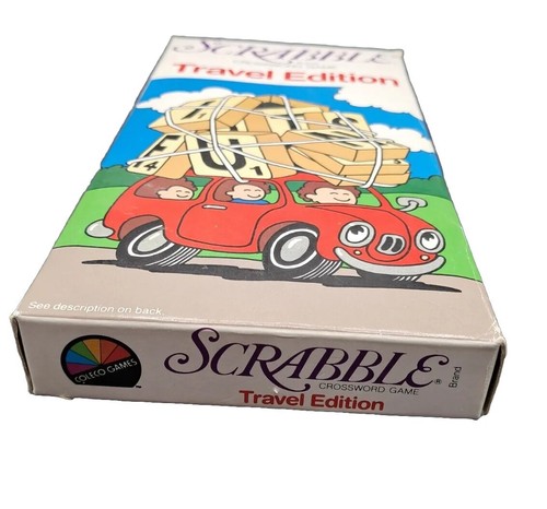 UNUSED VINTAGE SCRABBLE TRAVEL EDITION CROSSWORD GAME 1987 - Picture 3 of 6