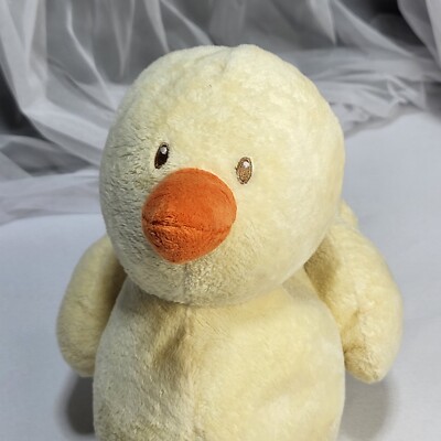 Baby Gund 9'' Webber Yellow Duck Stuffed Animal Plush Nursery Time Lovey 