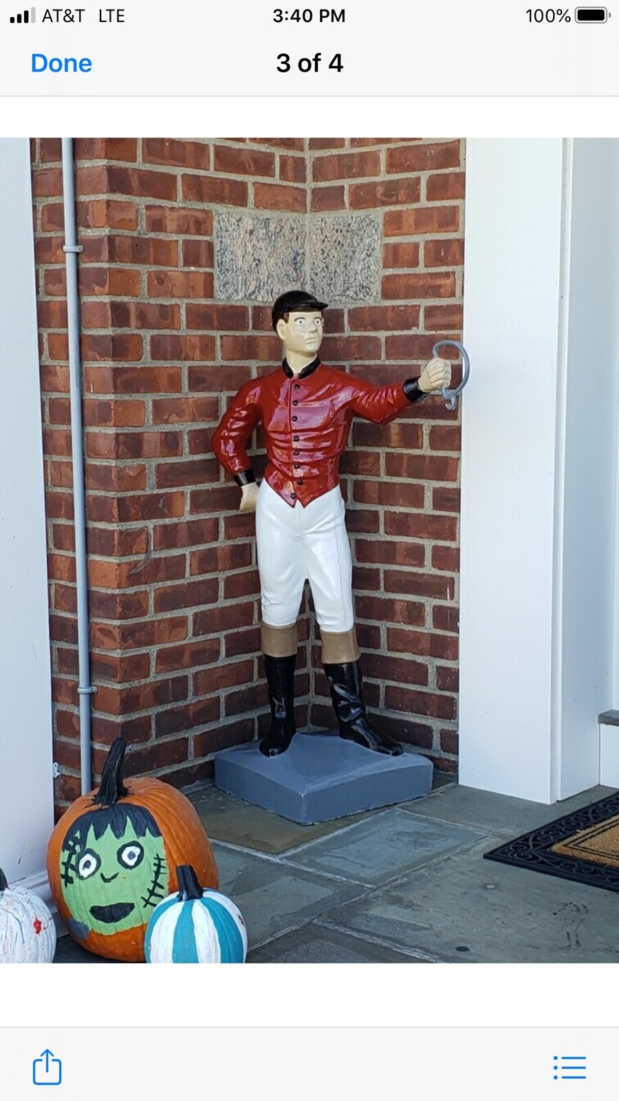 Jocko Lawn Jockey for sale Only 2 left at 75