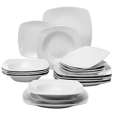 MALACASA Series Julia Dinnerware Set 30-Piece Porcelain Dinner Service Set  for 6