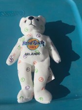 Hard Rock Cafe 2005 Biker Orlando Plush Teddy Bear