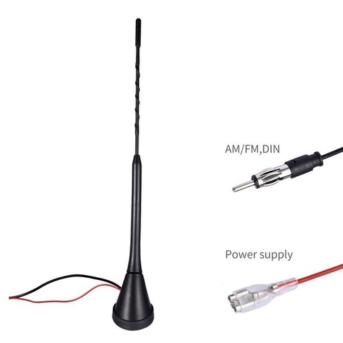16V PKW RADIO ANTENNE z.B. GOLF GTI 16V mit leistungsstarkem VERSTÄRKER 16db - 第 2/5 張圖片