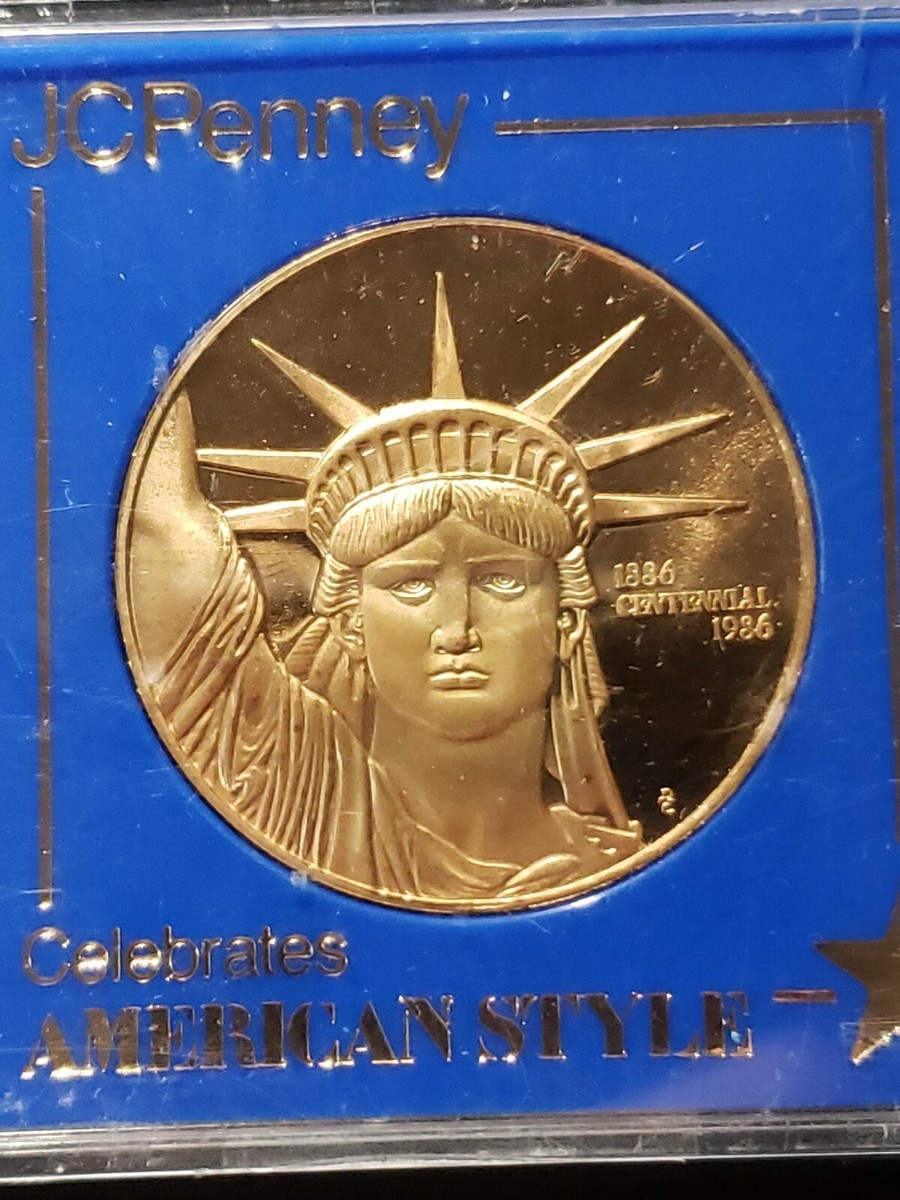 JC Penney Celebrates American Style / Medal 1986 Statue Liberty