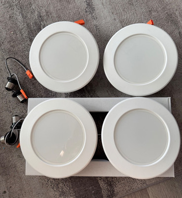 4 Philips Smart Wi-Fi LED 5  Wiz Connect White Recessed Downlight Lights Only
