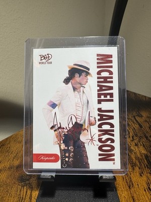 2025 Keepsake Michael Jackson 01/07 Bad World Tour Red Laser Signature SP #13