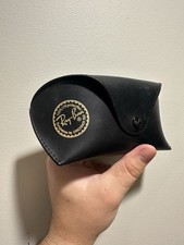 Authentic Ray Ban XL Black Glasses Case used