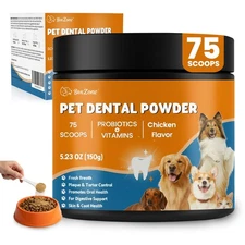 Dog Teeth Cleaning - Plaque & Tartar Control, Breath Fresheners with Natural ...