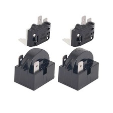 QP2-4.7 Starter Relay  2x 6750C Thermal Protector for 1/4HP Fridge Compressor