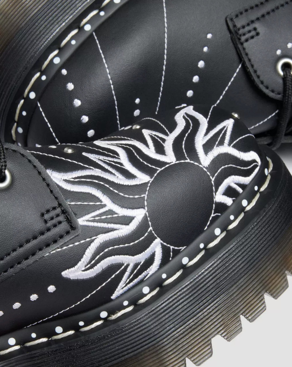 Dr. Martens Jadon Hi Solar Flare Reclaimed Leather Goth Alt Punk Whimsigoth image 2