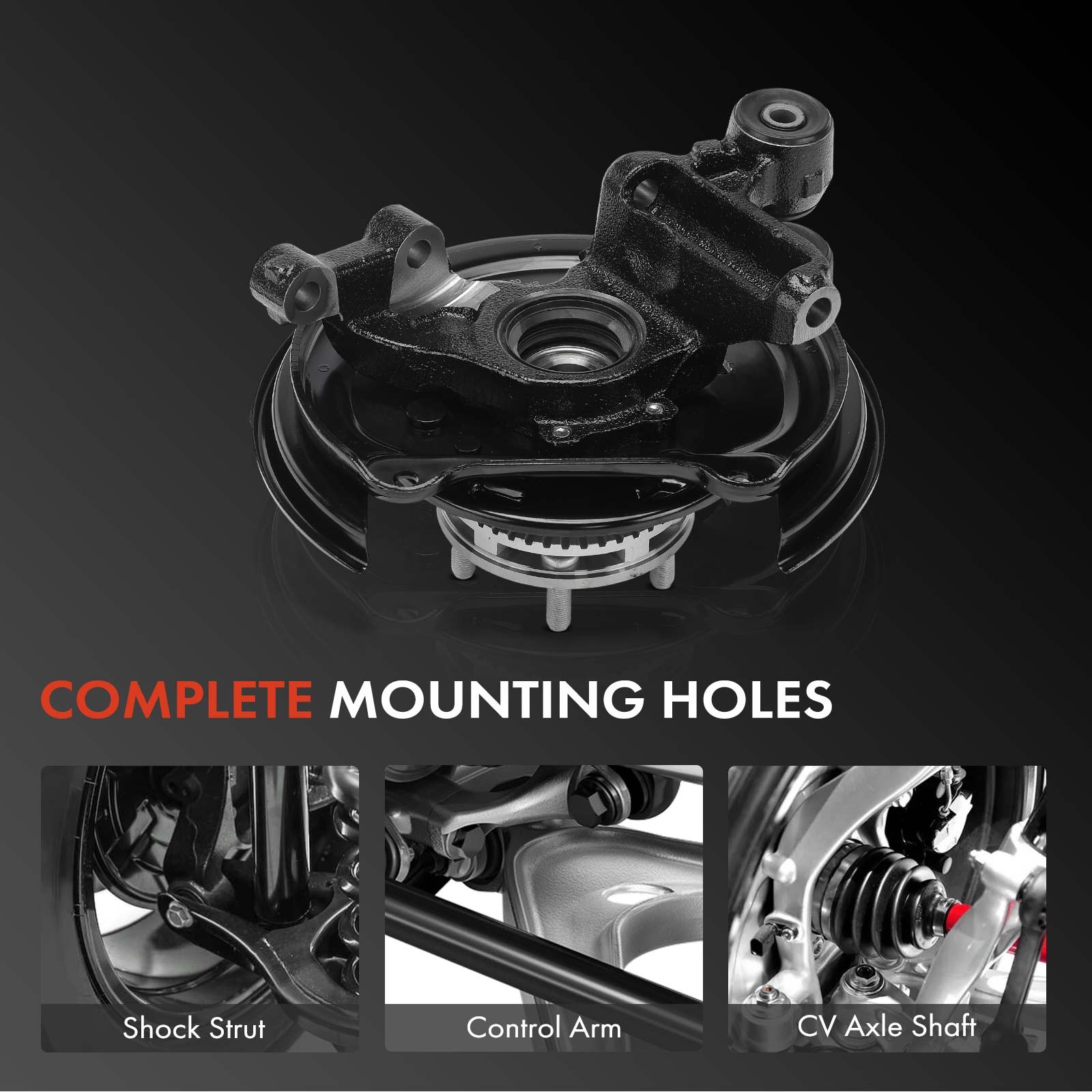 Rear LH Side Steering Knuckle Assy for Subaru Forester 1998-2001 Legacy Impreza