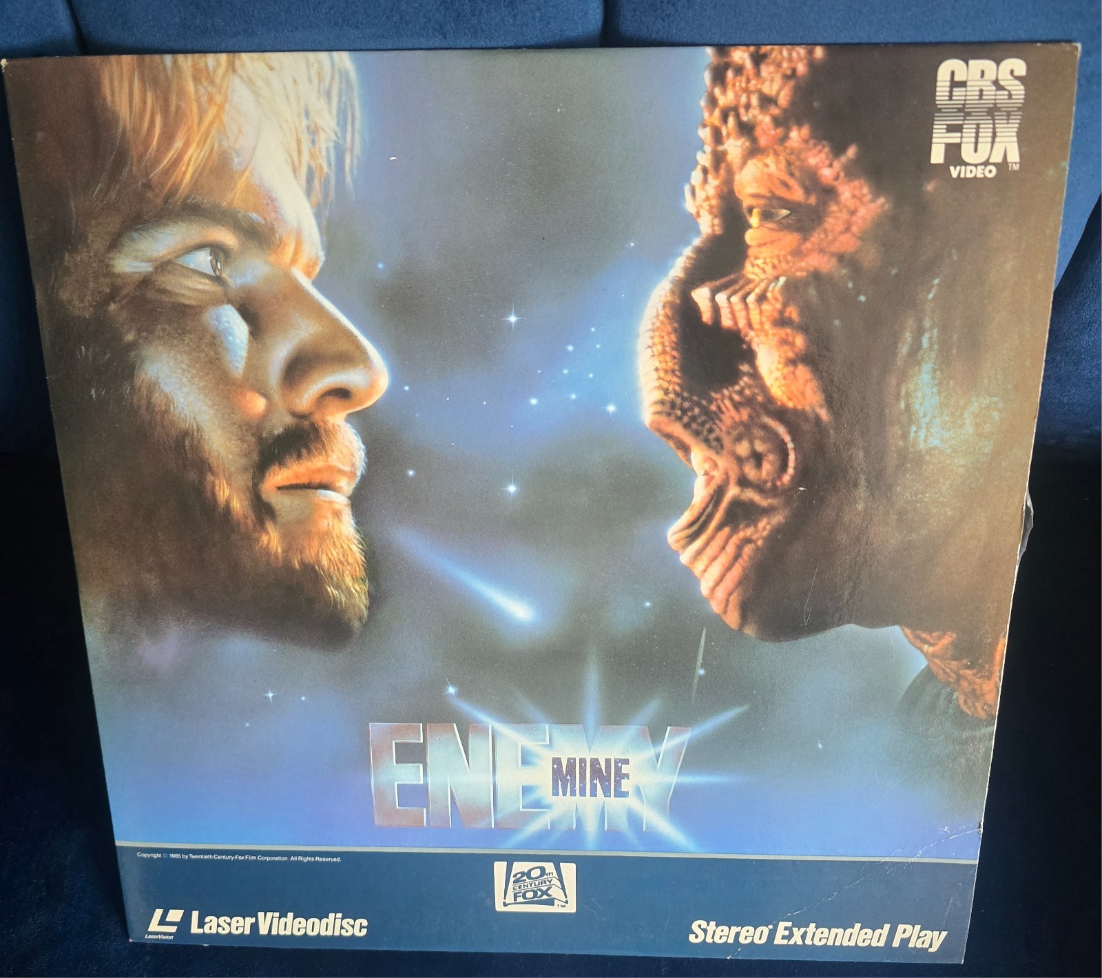 Enemy Mine LaserDisc (1985) CBS FOX - Cult Sci-Fi Classic - Near Mint Vintage LD