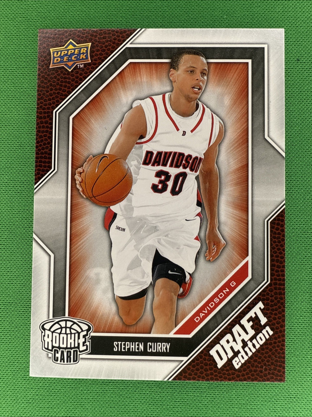 2009 Upper Deck Draft Edition Steph Curry #34 Rookie RC