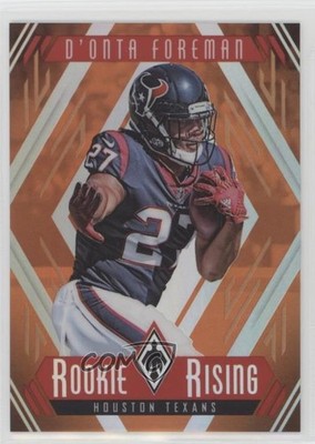 2017 Panini Phoenix Rookie Rising Orange 4/49 D'Onta Foreman #RR-12 RC 7m3