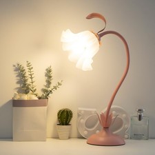 Rose Lampe De Chevet,Lampe De BureauFleur Modernes Lampe De Lecture De Table