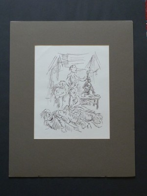 Oskar Kokoschka  ''Litho Irische Legenden'' von 1955