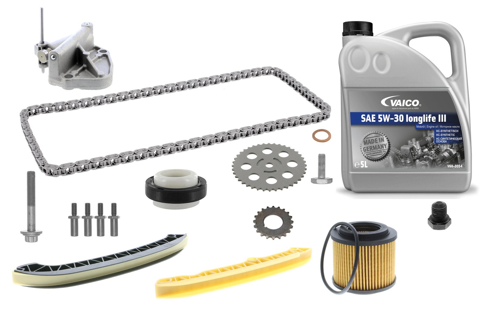 VAICO Timing Chain Kit for SKODA FABIA I Saloon 6Y3 2001-07 to 2007-12
