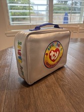 Ty Beanie Babies Vintage Silver Plush Collectible Display Case 8x10 Inches