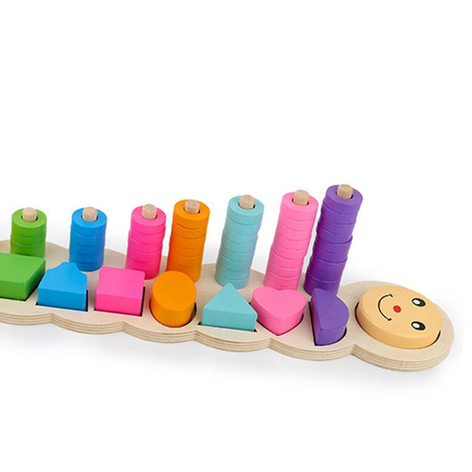 Wooden Educational Kid Toy Colorful Shape Toy For Baby Recommended