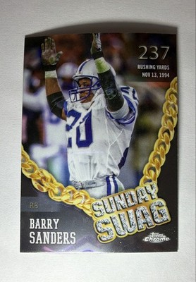 2024 Topps Chrome - Sunday Swag Barry Sanders #SS-15