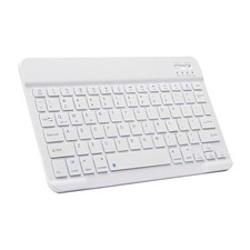 Bluetooth Keyboard Mini Wireless Keyboard for Apple iPad 10th/11 10 inch White
