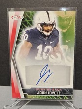 2022 Sage Autographs #A-JL John Lovett  - Red Parallel RC