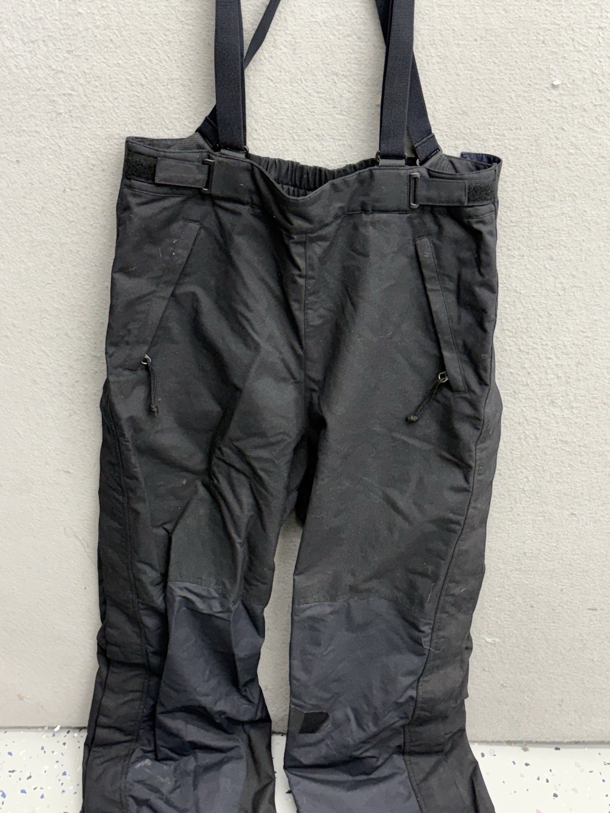 Patagonia Bibs Pants Womens 12 Vintage 90s Zip Legs Black Snowboard Ski Snow thumbnail 5