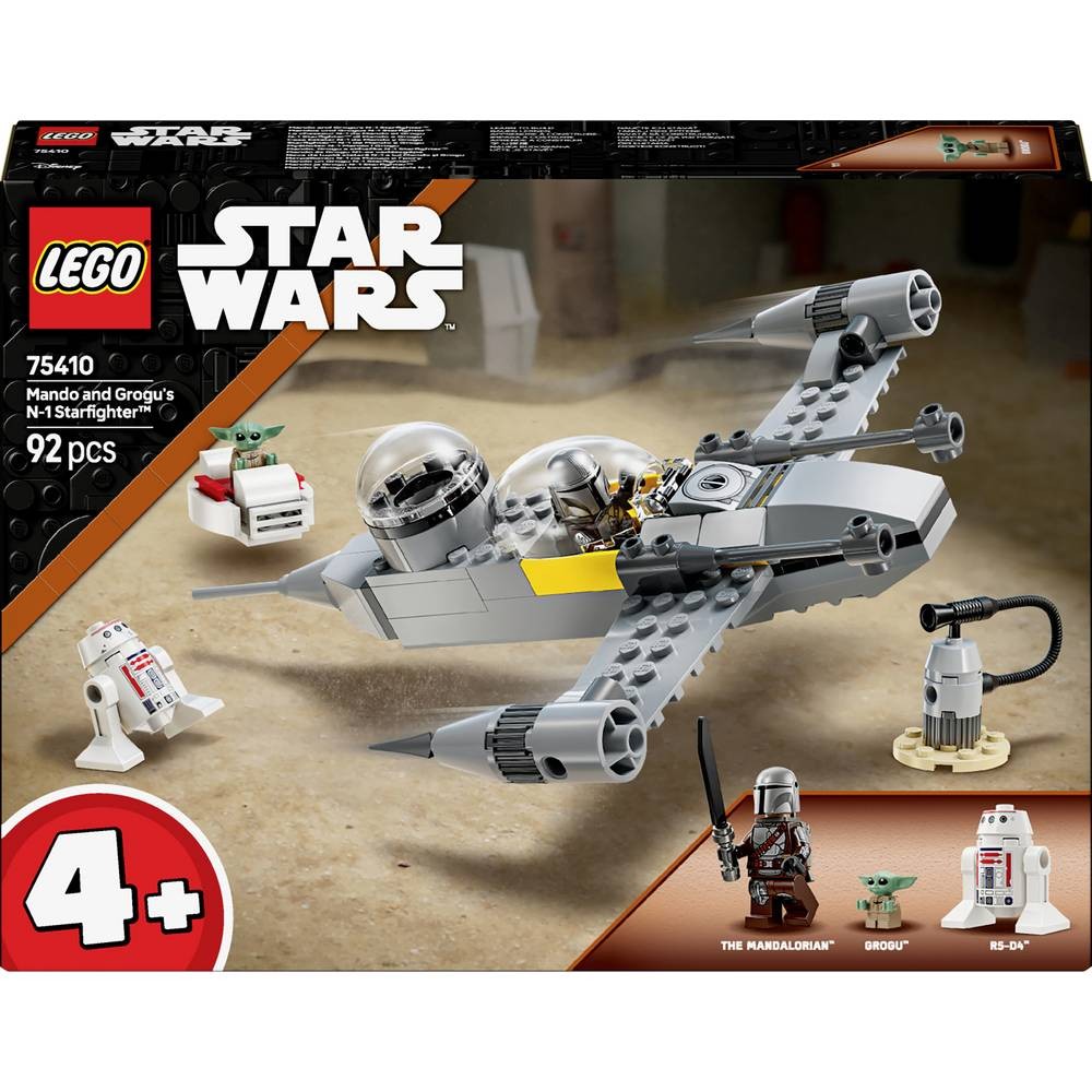 LEGO Star Wars 75410 Le Chasseur N-1 de Mando et Grogu