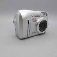 Olympus Digital Camera Camedia C-370 Zoom 3.2MP Silver Tested