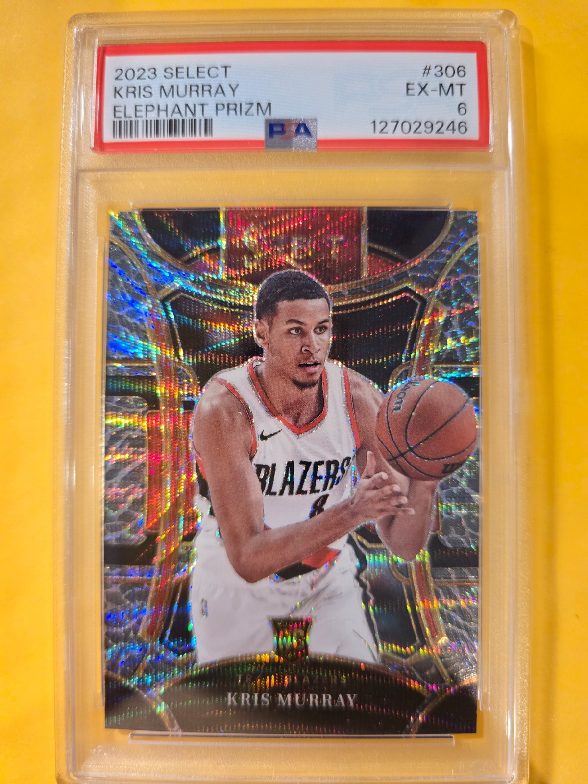 2023 Panini Select - Kris Murray #306 Elephant Prizm (RC)