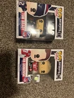 Funko Pop NFL Patriots Tom Brady #59 + Rob Gronkowski #56 GameStop Exclusive