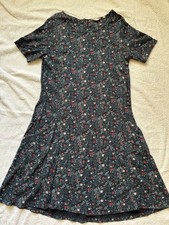 Fat Face Jersey Swing Tunic Dress Paisley Print Size 8