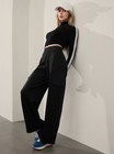 Athleta  Venice High Rise Wide Leg Cargo Pant, BLACK Sz LARGE PETITE — photo 5