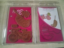 Heartfelt Creations cottage lifestyle Cling Rubber Stamps die set Made USA