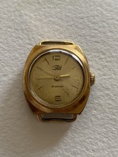 Orologio Donna da polso Zarja d’epoca anni 60’ USSR 16 rubini Placcato Oro