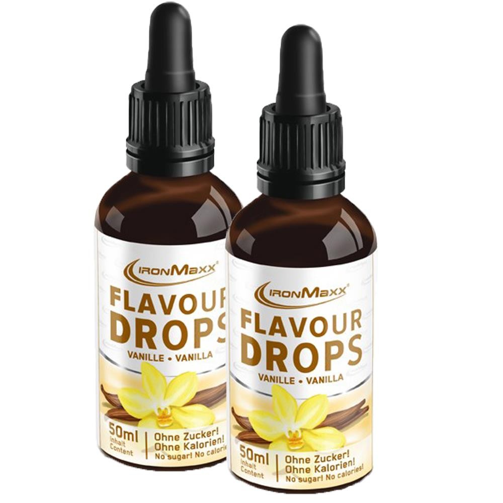 (99,90 евро/литр) Ароматизирующие капли Ironmaxx, 2 флакона по 50 мл, Ароматизатор Geschmack Aroma