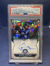 2023 Bowman -Gabriel Gonzalez- 1st Atomic Refractor Auto /100 🔥 #CPA-GG