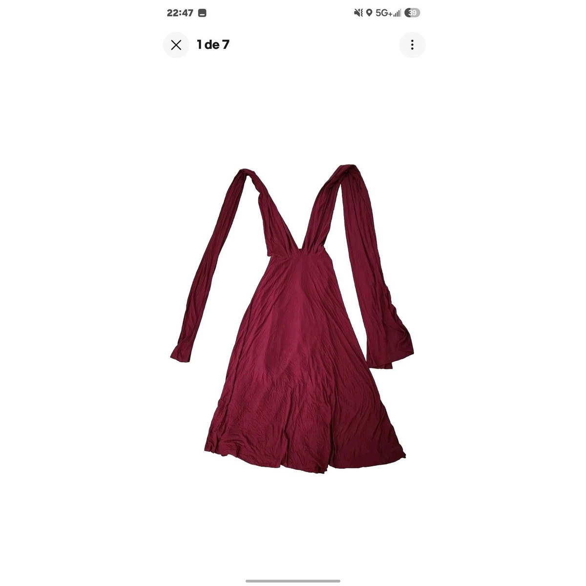 Lulus Tricks of the Trade Burgundy Convertible Maxi Dress Burgundy Size M View 5