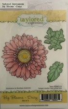 Taylored Expressions Big Blooms Daisy Cling Rubber Stamp