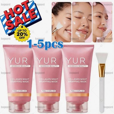 Korean Collagen Night Wrapping Mask 75ml Hydrating Sleeping Mask New In Box