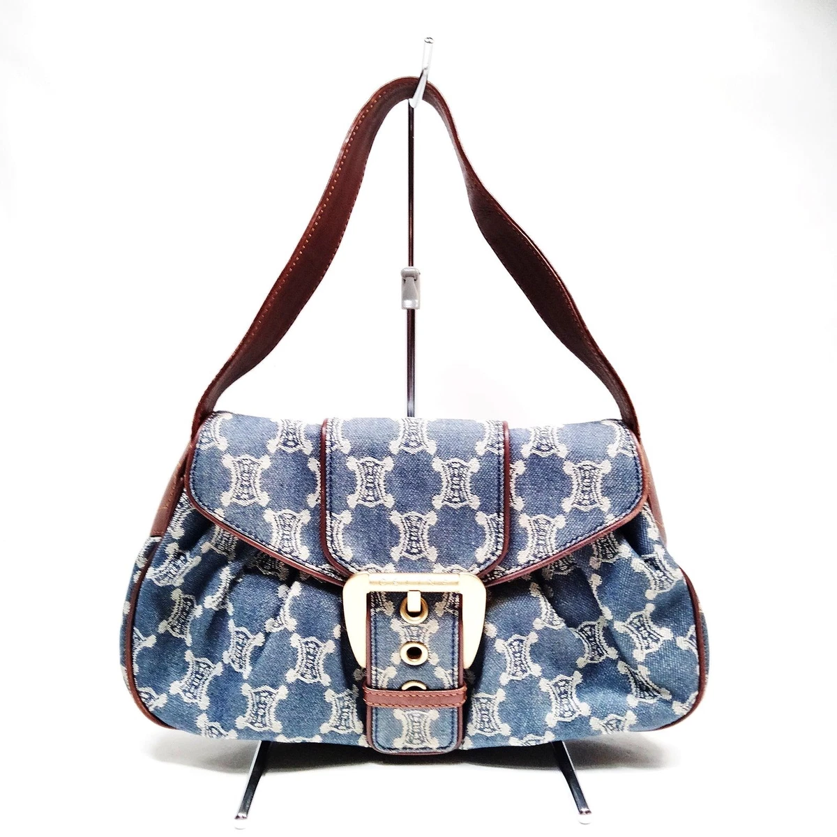 CELINE Denim Exterior Shoulder Bag Bags & Handbags for Women for