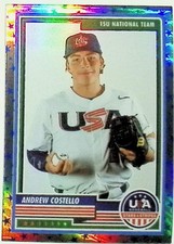 2023 PANINI USA STARS & STRIPES #24 ANDREW COSTELLO STARS PRIZM NM-MT