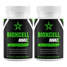 (2 Pack) Bio X Cell Pills for Men BioXCell Advanced Male Support Supplement 60ct