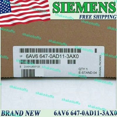 New in Box Siemens 6AV6647-0AD11-3AX0 SIMATIC Basic Panel 6AV6 647-0AD11-3AX0 US