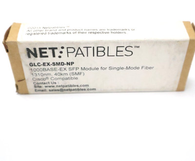 Netpatibles GLC-EX-SMD-NP 1000BASE-EX SFP Single Mode Fiber Module