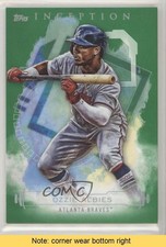 2019 Topps Inception Green Ozzie Albies #60 READ hg6