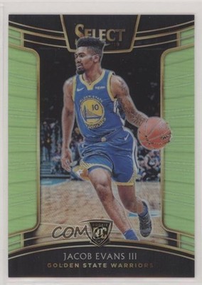 2018 Select Concourse Neon Green Prizm 10/75 Jacob Evans III #79 Rookie RC 0s5s